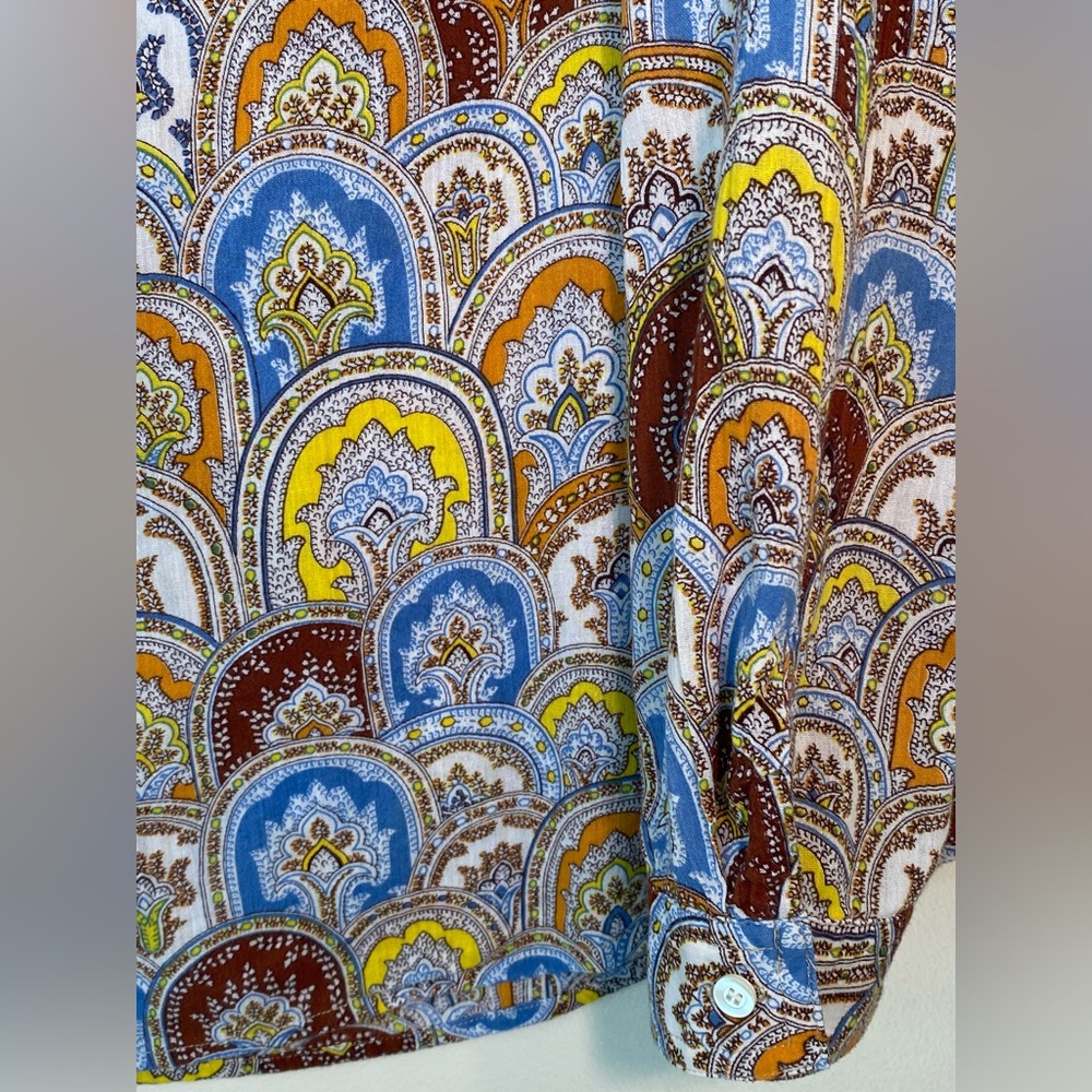 J. Mclaughlin Multicolor Patterned Blouse - image 4